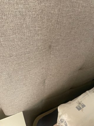 Cabezal/cabecero Cama Tapizado Gris