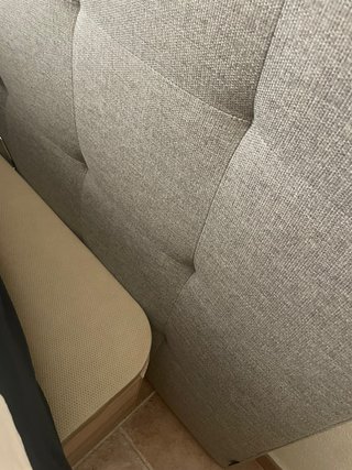 Cabezal/cabecero Cama Tapizado Gris