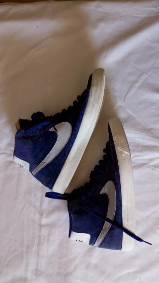 Scarpe Nike Blazer Mid Blu/Bianco