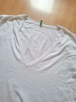 Jersey fino mujer blanco