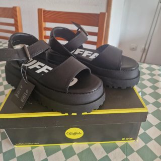 Sandalias plataforma negras