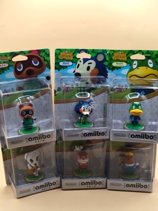 Pack 6 Amiibo Animal Crossing Nintendo [Precintado