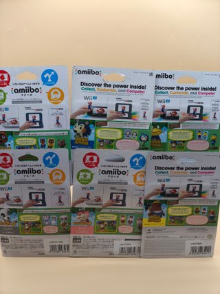 Pack 6 Amiibo Animal Crossing Nintendo [Precintado