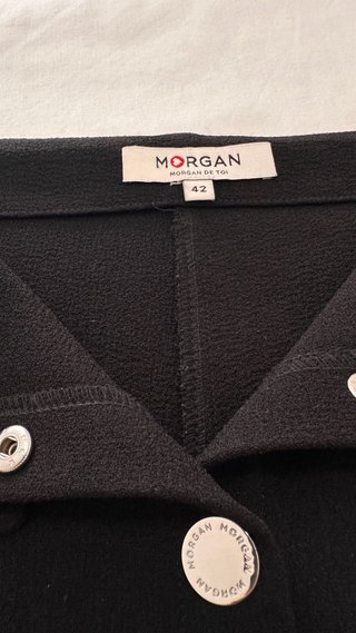 Falda Morgan Negra Evasé Talla 38