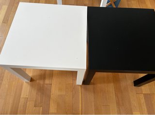 Mesas de madera desmontables (2 unidades)