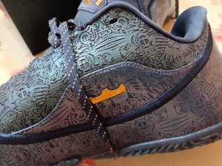 ESPECTACULARES Zapatillas Nike LeBron Azul y Dorad