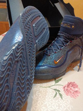 ESPECTACULARES Zapatillas Nike LeBron Azul y Dorad