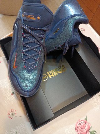 ESPECTACULARES Zapatillas Nike LeBron Azul y Dorad
