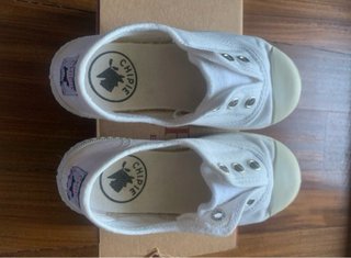 Chipie Scarpe Bimbo Bianche N. 25 Senza Lacci