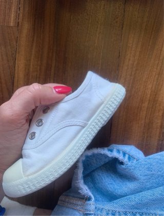 Chipie Scarpe Bimbo Bianche N. 25 Senza Lacci
