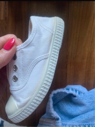 Chipie Scarpe Bimbo Bianche N. 25 Senza Lacci
