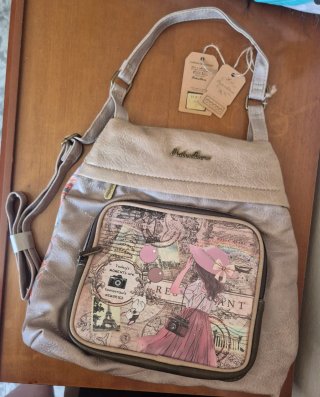 Bolso Sweet Candy Beige y Rosa
