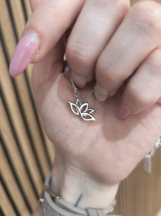 Collar Loto Plata