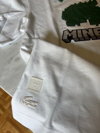 Camiseta Lacoste x Minecraft Edición Limitada