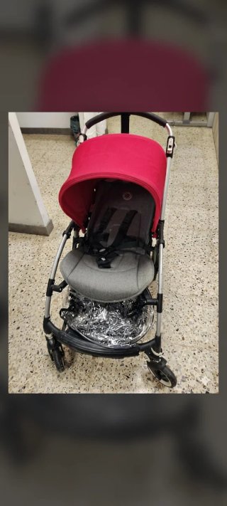 Bugaboo Bee Silla de Paseo Roja y Gris