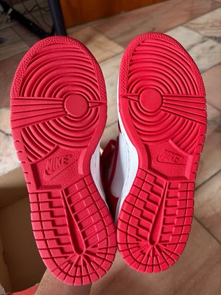 Nike Dunk High (GS) Rojo y Blanco