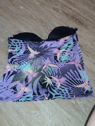 Top fato banho estampado
