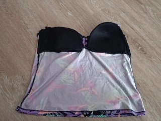 Top fato banho estampado