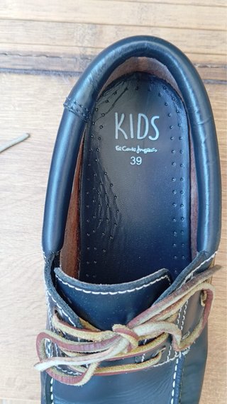 Zapato náutico El Corte Inglés Talla 39
