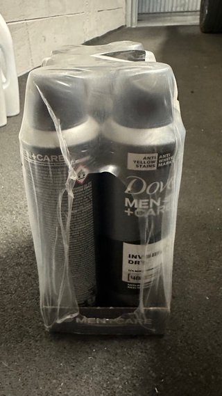 Set Dove Men+Care Invisible Dry 6 pezzi 250ml