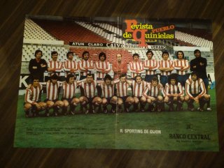 Póster Sporting de Gijón 1973/74