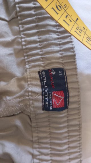 Pantaloni cargo uomo beige Cotone leggero estivo