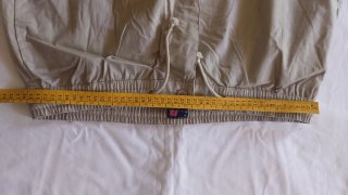 Pantaloni cargo uomo beige Cotone leggero estivo
