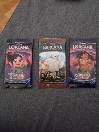 Pacchetti di carte collezionabili Lorcana Disney