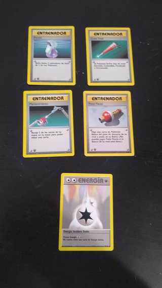 Cartas Entrenador Base Set 1ra Edición Español