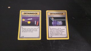 Cartas Entrenador Base Set 1ra Edición Español