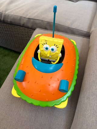 Juguete Bob Esponja Coche Hamburguesa
