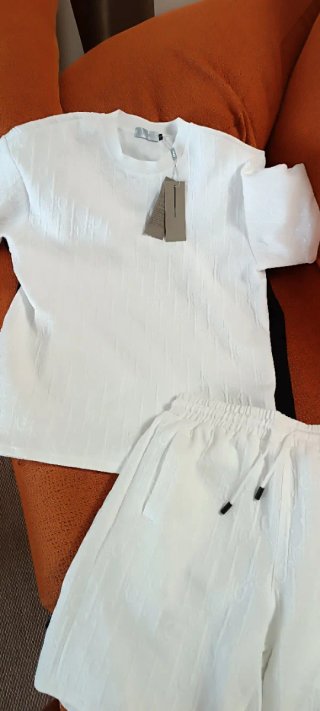 Conjunto Chándal Verano Dior Negro y blanco.