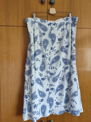 Falda larga verano estampado paisley