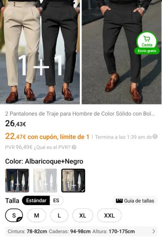 Pantalones de vestir hombre nuevos