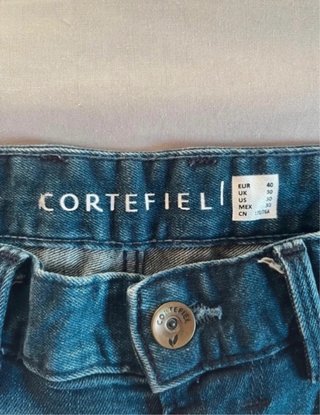 Pantalón corto vaquero Cortefiel