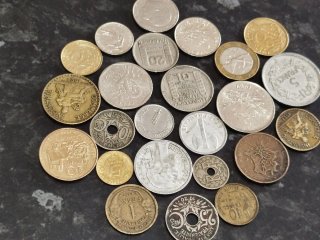 Lote monedas francesas variado