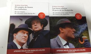 Lote de 9 libros Sherlock Holmes para aprender ing