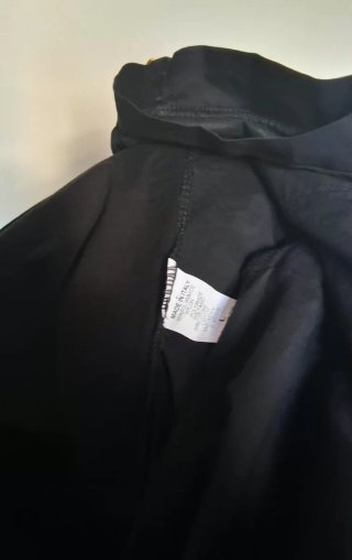 Camicia donna mezza manica nera