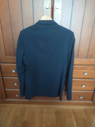 Traje Zara Man Talla 38 Azul Marino