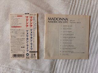 Madonna American Life CD Japonés con OBI