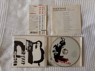 Madonna American Life CD Japonés con OBI