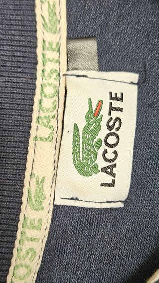 Polo Lacoste Vintage Azul Marino Talla XXL