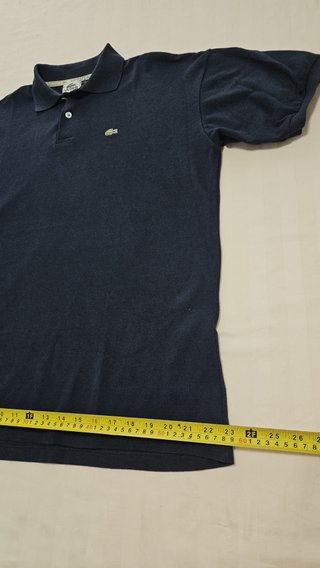 Polo Lacoste Vintage Azul Marino Talla XXL