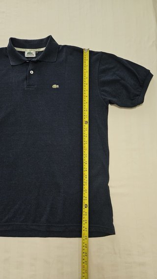 Polo Lacoste Vintage Azul Marino Talla XXL