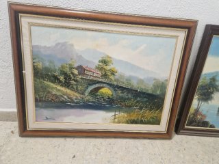 3 Cuadros Óleo Paisajes