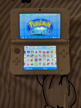Nintendo 3DS XL Bianca + Caricatore e Custodia