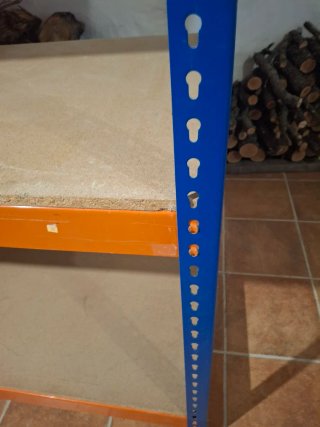 Estanterías almacén grandes Mecalux, sin tornillos