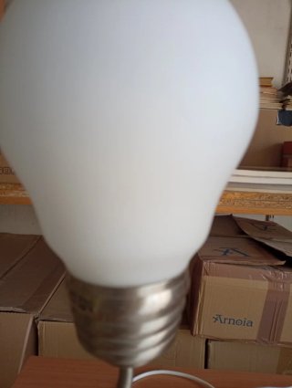 2 Lampade Vintage a Forma di Lampadina Anni '80