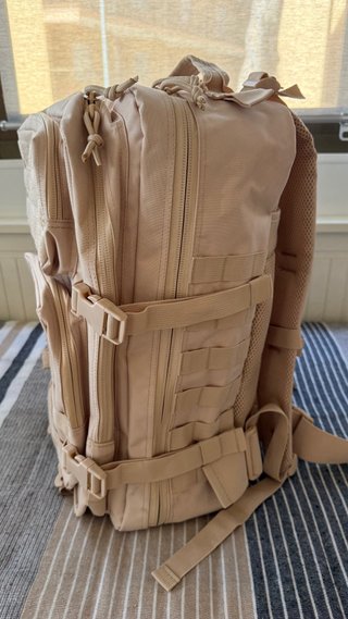 Mochila Táctica Europeo Triatlón Beige Tarragona