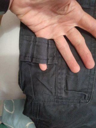 Pantalón cargo hombre azul marino